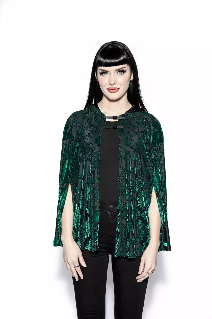 ACDC Green Baroque - Velvet Cape 8 ACDC Green Baroque - Velvet Cape