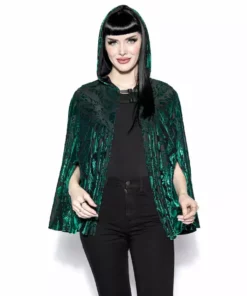 ACDC Green Baroque - Velvet Cape 16 ACDC Green Baroque - Velvet Cape