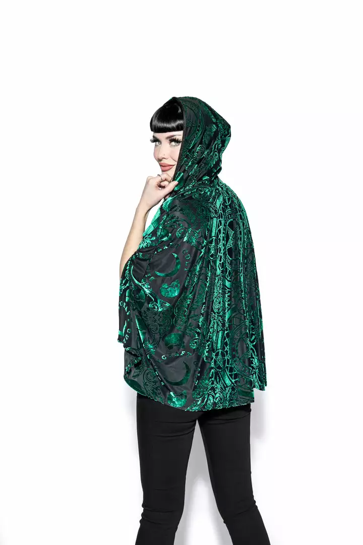ACDC Green Baroque - Velvet Cape 3 ACDC Green Baroque - Velvet Cape