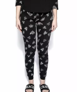 ACDC Pastel Death Moth - Women's Thermal PJ Set 14 ACDC Pastel Death Moth - Women's Thermal PJ Set