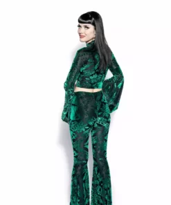 ACDC Green Baroque - Velvet Top