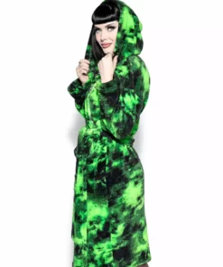 ACDC Mens Dead Inside - Green Lightning Robe