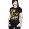 Blackcraft Cult Vintage Halloween Cat - Women's Tee