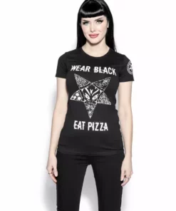 Blackcraft Cult Womens Wear Black Eat Pizza - Women's Tee