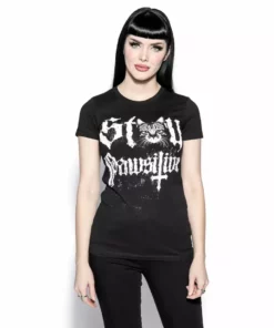 Blackcraft Cult Womens Stay Pawsitive - Women's Tee