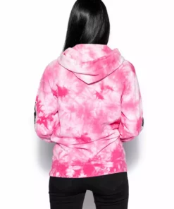 Blackcraft Cult Frickin' Bats - Pink Tie Dye Hooded Pullover Mens