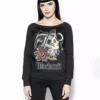 Blackcraft Cult Womens Bat Witch - Women's Scoop Neck Sweater