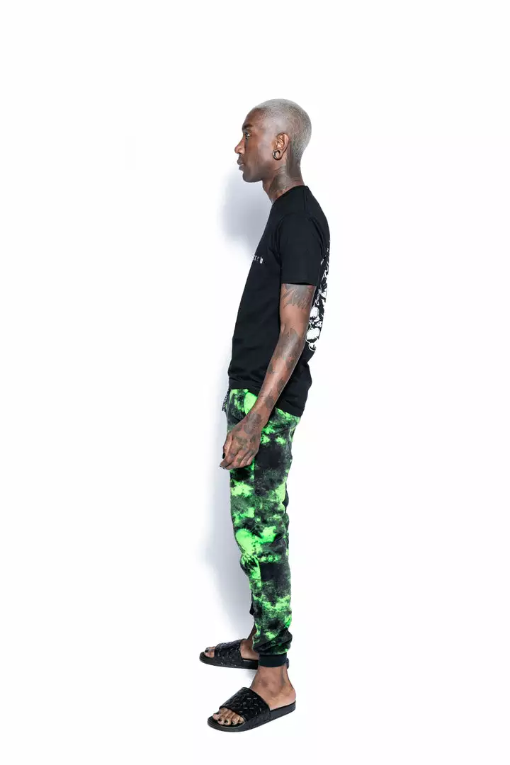 ACDC Green Lightning Dye - Unisex Cozy Joggers 7 ACDC Green Lightning Dye - Unisex Cozy Joggers