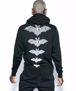 Blackcraft Cult Mens Release The Bats - Hooded Pullover Sweater
