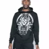 Blackcraft Cult Reaper Casket - Hooded Pullover Sweater Mens