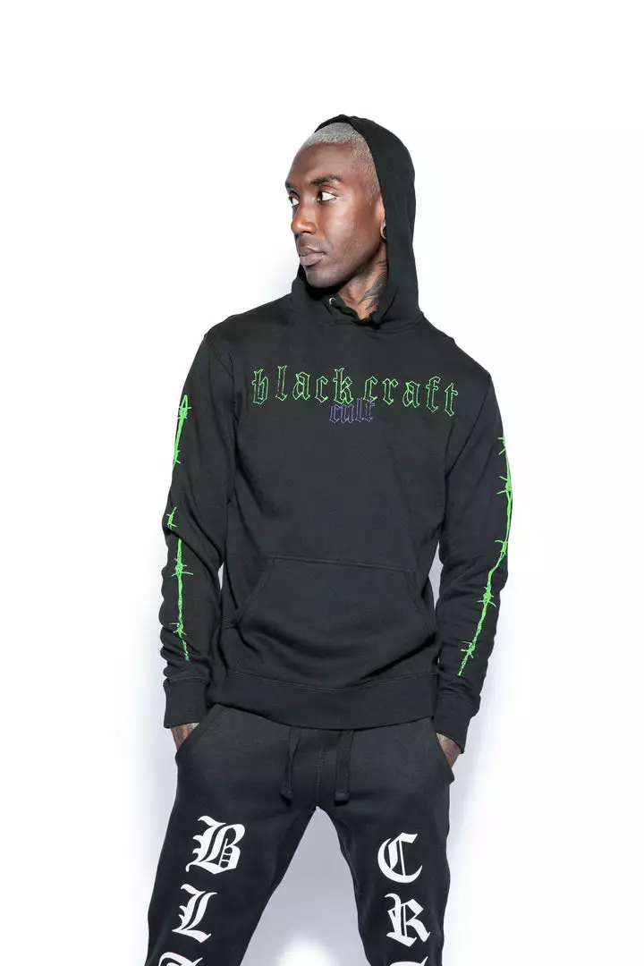 Blackcraft Cult Snake Skull - Hooded Pullover Sweater Mens 4 Blackcraft Cult Snake Skull - Hooded Pullover Sweater Mens