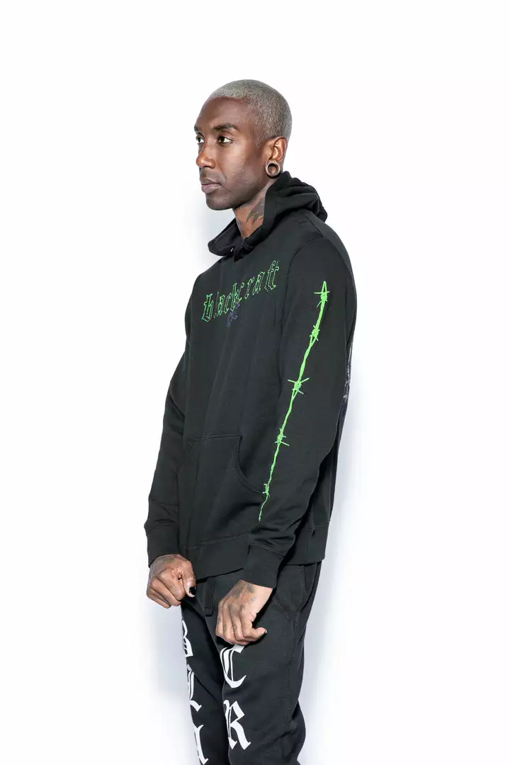 Blackcraft Cult Snake Skull - Hooded Pullover Sweater Mens 5 Blackcraft Cult Snake Skull - Hooded Pullover Sweater Mens