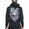 Blackcraft Cult Snake Skull - Hooded Pullover Sweater Mens