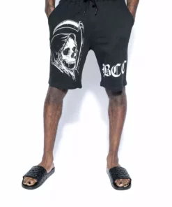 Blackcraft Cult Mens Reaper Head - Sweat Shorts