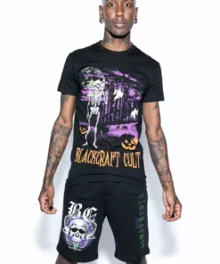 Blackcraft Cult Skeleton Night Mens