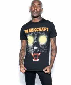 Blackcraft Cult Yellow Eye Cat Mens