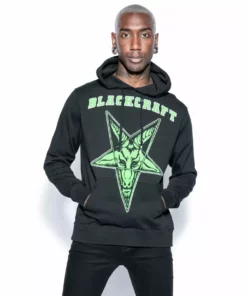 Blackcraft Cult Cult 666 - Green Hooded Pullover Sweater Mens