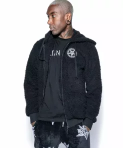 ACDC Spirits Of The Dead - Unisex Sherpa Zip Up Hoodie Womens