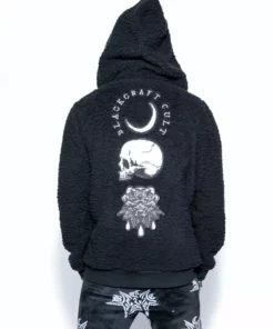 ACDC Spirits Of The Dead - Unisex Sherpa Zip Up Hoodie Womens