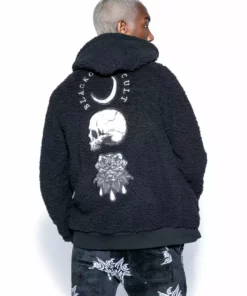 ACDC Spirits Of The Dead - Unisex Sherpa Zip Up Hoodie Womens