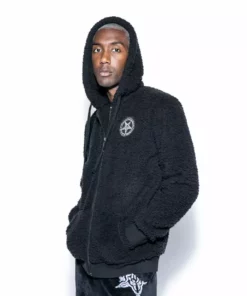 ACDC Spirits Of The Dead - Unisex Sherpa Zip Up Hoodie Womens