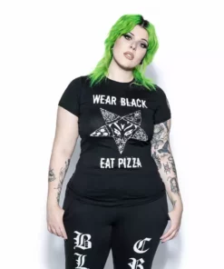 Blackcraft Cult Womens Wear Black Eat Pizza - Women's Tee