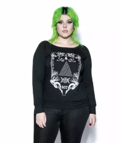 Blackcraft Cult Womens Abracadabra - Women's Scoop Neck Sweater