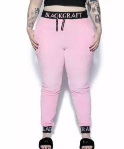 ACDC Womens Pink Staple - Women's Sherpa Joggers