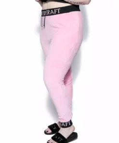 ACDC Womens Pink Staple - Women's Sherpa Joggers