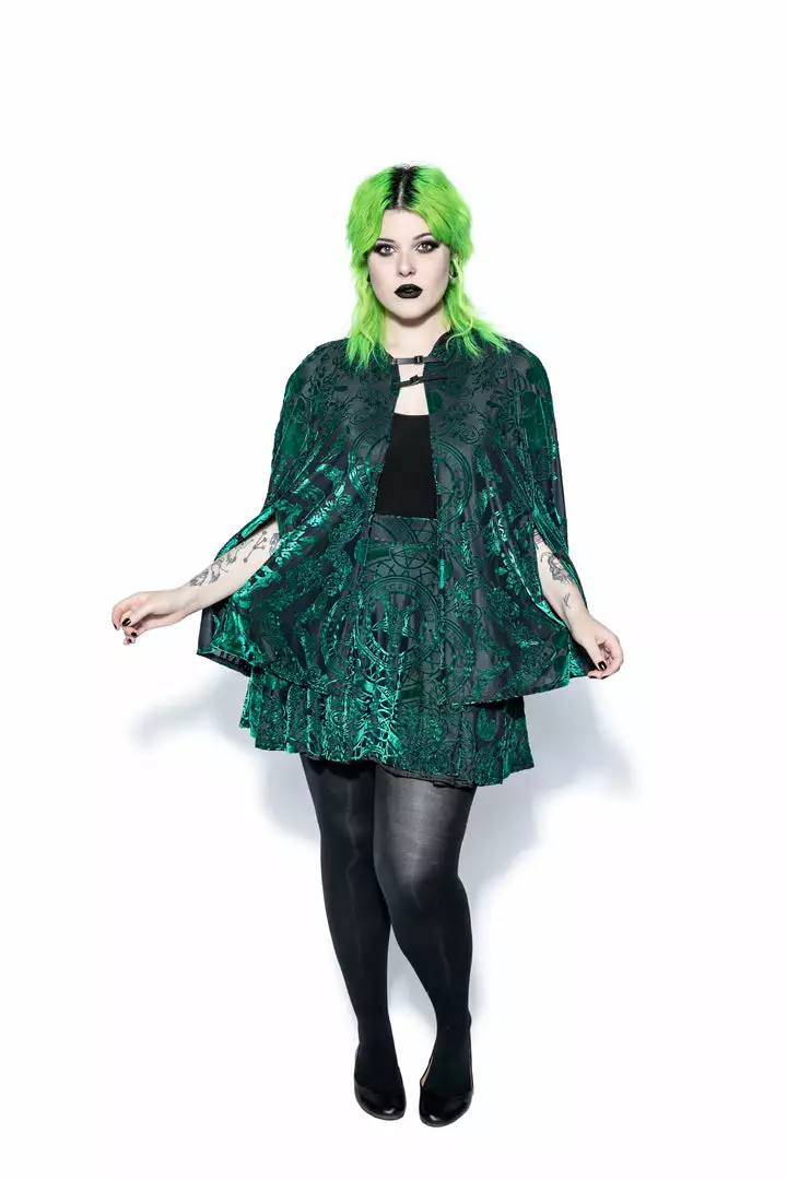 ACDC Green Baroque - Velvet Cape 12 ACDC Green Baroque - Velvet Cape