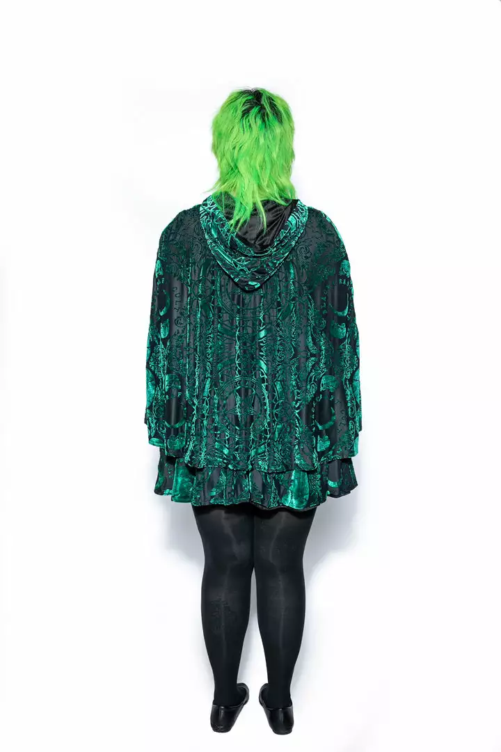 ACDC Green Baroque - Velvet Cape 9 ACDC Green Baroque - Velvet Cape