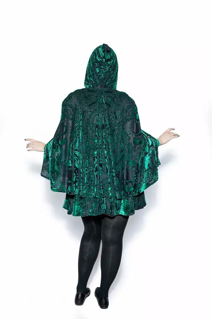 ACDC Green Baroque - Velvet Cape 10 ACDC Green Baroque - Velvet Cape