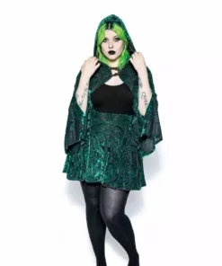 ACDC Green Baroque - Velvet Cape 22 ACDC Green Baroque - Velvet Cape