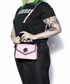 IDS Believe In Yourself Pink Quilt - Mini Top Handle Bags / Wallets