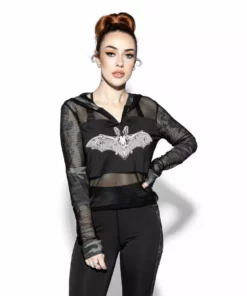 Blackcraft Cult Womens Batcraft - Mesh Active Pullover