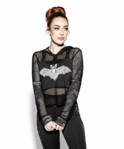 Blackcraft Cult Womens Batcraft - Mesh Active Pullover