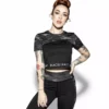 Blackcraft Cult Believe In Yourself Camo - Active Crop Top Womens