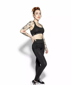 ACDC Blackcraft Black Stripe - Active Leggings