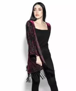 ACDC Womens Baroque - Velvet Kimono