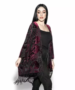 ACDC Womens Baroque - Velvet Kimono