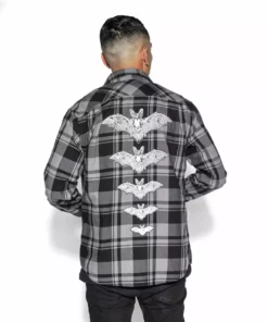 Blackcraft Cult Release The Bats - Flannel Mens