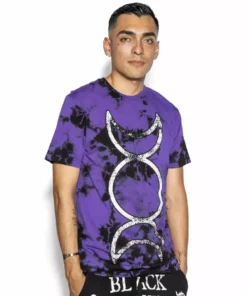 Blackcraft Cult Mens Triple Moon - Purple Lightning Dye