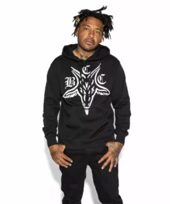 Blackcraft Cult BCC Goat - Hooded Pullover Sweater Mens