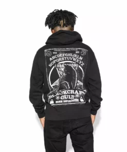Blackcraft Cult Ouija Cat - Hooded Pullover Sweater Mens