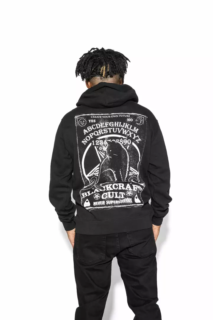 Blackcraft Cult Ouija Cat - Hooded Pullover Sweater Mens 3 Blackcraft Cult Ouija Cat - Hooded Pullover Sweater Mens