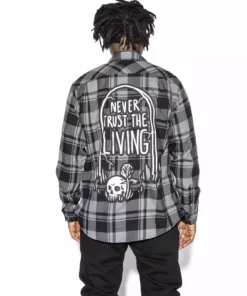 Blackcraft Cult Never Trust The Living - Flannel Mens