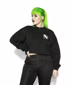 Blackcraft Cult Mens Kingdom - Unisex Raw Hem Crop Jersey