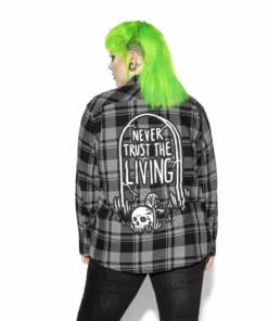 Blackcraft Cult Never Trust The Living - Flannel Mens
