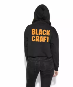 Blackcraft Cult Pumpkin - Women's Cropped Hoodie