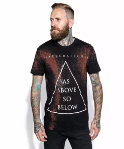 Blackcraft Cult Mens As Above So Below Bleach Wash
